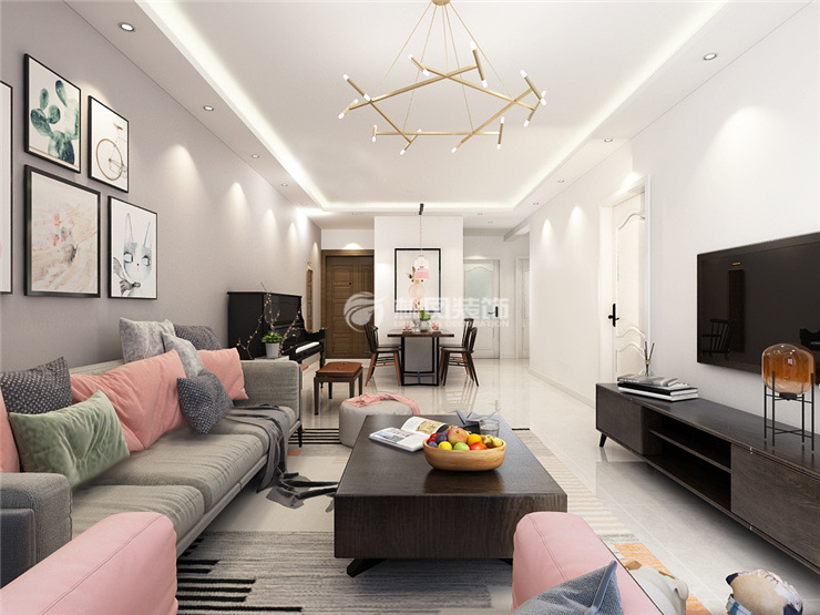 金地檀府-116㎡-北歐風格-客廳2.jpg 金地檀府-116㎡-北歐風格-客廳2.jpg