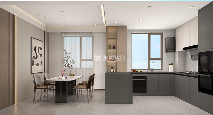 華潤時代之城-140平-現代風格-餐廳-廚房.jpg 華潤時代之城-140平-現代風格-餐廳-廚房.jpg