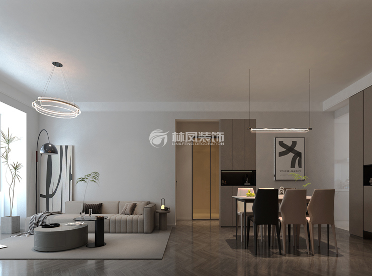 長白島幸福里-130㎡-現代風格-餐廳.jpg 長白島幸福里-130㎡-現代風格-餐廳.jpg