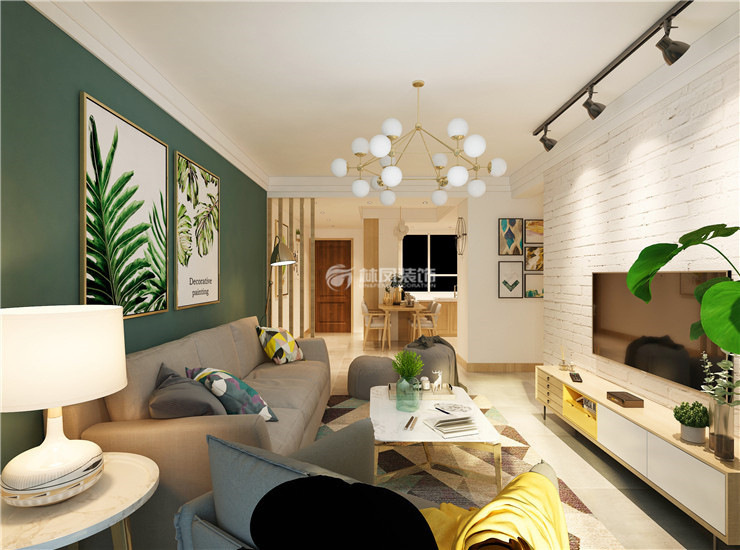 中?？党?113平-北歐風(fēng)格-客廳 (2).jpg