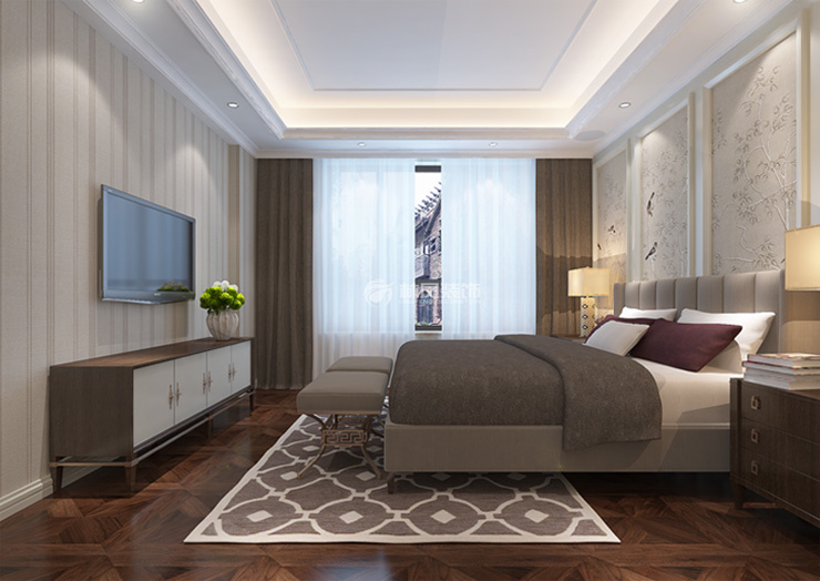 萬科金色-156平.簡(jiǎn)約歐式.主臥室.jpg