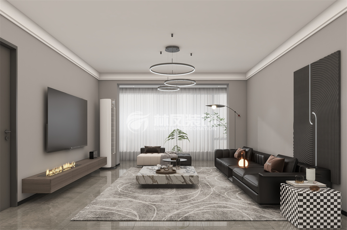 華潤(rùn)二十四城-142平-現(xiàn)代風(fēng)格-客廳1.jpg