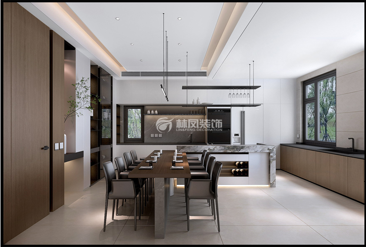 遼中自建別墅-630平米-現代輕奢-餐廳島臺.jpg