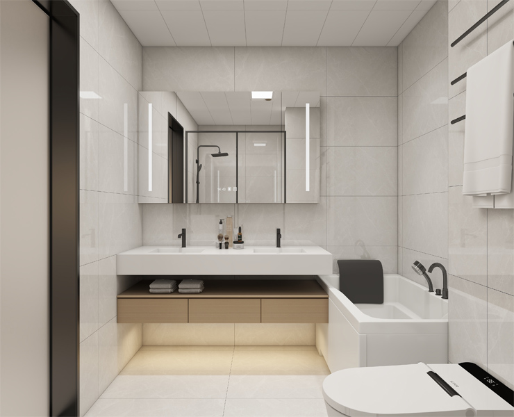 泊岸華庭-100平-現代風格-衛生間 .jpg