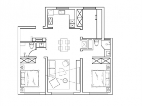 中海璽悅｜現代奶油風格